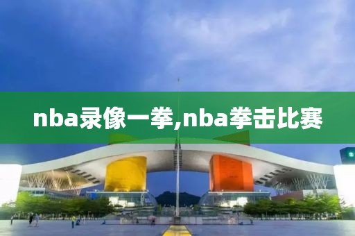 nba录像一拳,nba拳击比赛-第1张图片-98直播吧