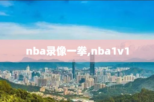 nba录像一拳,nba1v1-第1张图片-98直播吧