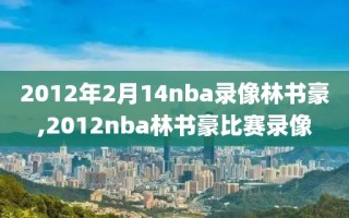 2012年2月14nba录像林书豪,2012nba林书豪比赛录像