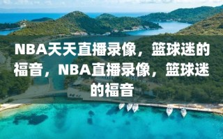 NBA天天直播录像，篮球迷的福音，NBA直播录像，篮球迷的福音