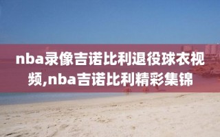 nba录像吉诺比利退役球衣视频,nba吉诺比利精彩集锦