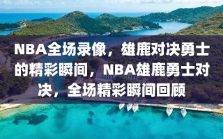 NBA全场录像，雄鹿对决勇士的精彩瞬间，NBA雄鹿勇士对决，全场精彩瞬间回顾