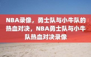 NBA录像，勇士队与小牛队的热血对决，NBA勇士队与小牛队热血对决录像