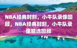 NBA经典时刻，小牛队录像回顾，NBA经典时刻，小牛队录像精选回顾