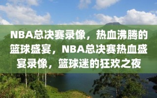 NBA总决赛录像，热血沸腾的篮球盛宴，NBA总决赛热血盛宴录像，篮球迷的狂欢之夜