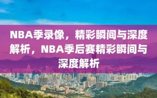 NBA季录像，精彩瞬间与深度解析，NBA季后赛精彩瞬间与深度解析