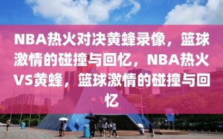 NBA热火对决黄蜂录像，篮球激情的碰撞与回忆，NBA热火VS黄蜂，篮球激情的碰撞与回忆