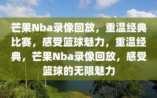 芒果Nba录像回放，重温经典比赛，感受篮球魅力，重温经典，芒果Nba录像回放，感受篮球的无限魅力