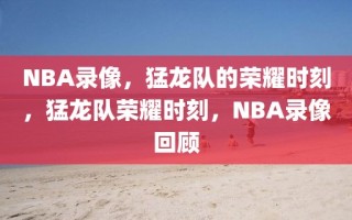 NBA录像，猛龙队的荣耀时刻，猛龙队荣耀时刻，NBA录像回顾