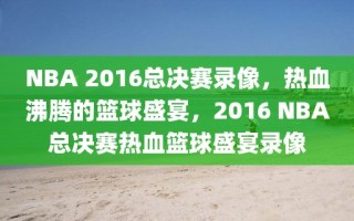 NBA 2016总决赛录像，热血沸腾的篮球盛宴，2016 NBA总决赛热血篮球盛宴录像