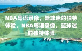 NBA粤语录像，篮球迷的独特体验，NBA粤语录像，篮球迷的独特体验