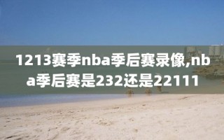 1213赛季nba季后赛录像,nba季后赛是232还是22111