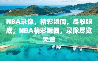 NBA录像，精彩瞬间，尽收眼底，NBA精彩瞬间，录像尽览无遗