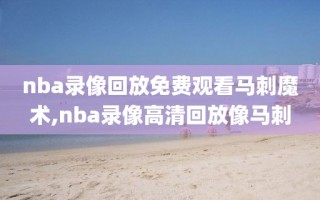 nba录像回放免费观看马刺魔术,nba录像高清回放像马刺