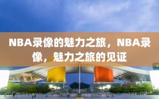 NBA录像的魅力之旅，NBA录像，魅力之旅的见证