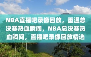 NBA直播吧录像回放，重温总决赛热血瞬间，NBA总决赛热血瞬间，直播吧录像回放精选