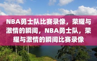 NBA勇士队比赛录像，荣耀与激情的瞬间，NBA勇士队，荣耀与激情的瞬间比赛录像