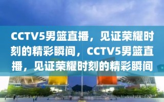 CCTV5男篮直播，见证荣耀时刻的精彩瞬间，CCTV5男篮直播，见证荣耀时刻的精彩瞬间