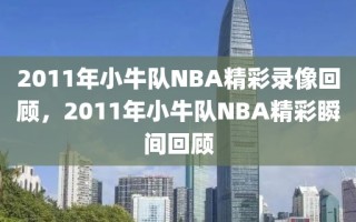 2011年小牛队NBA精彩录像回顾，2011年小牛队NBA精彩瞬间回顾