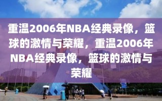 重温2006年NBA经典录像，篮球的激情与荣耀，重温2006年NBA经典录像，篮球的激情与荣耀